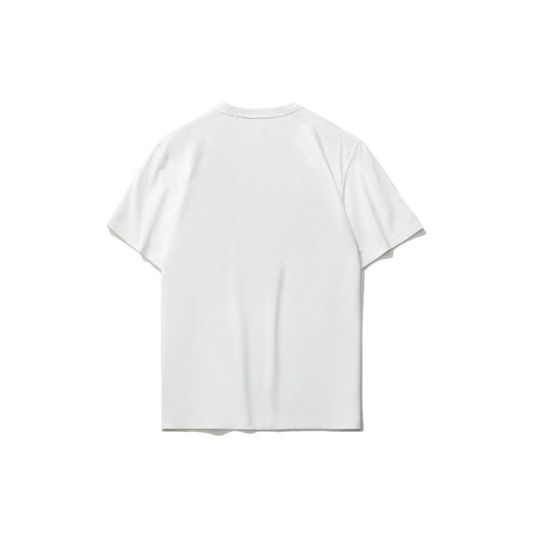 Li-Ning Wade Series Printed Round Neck Short Sleeve T-Shirt Men Tops White AHSR233-2