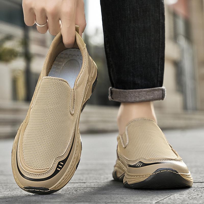 2026 New Men's Shoes Summer Breathable Sleeve Foot Pedal Thick Sole Lightweight and Versatile Fashionable Casual Men's Shoes