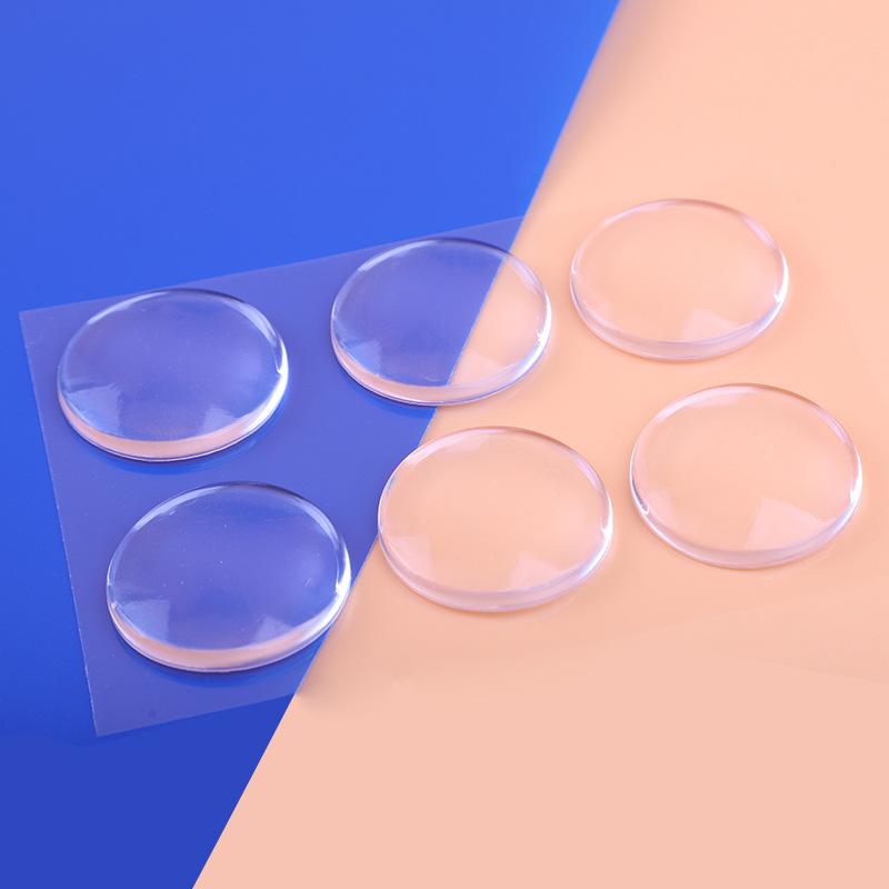 Türknauf-Wandschutz, durchsichtiger Türstopper aus weichem Gummi, Türgriff-Stoßfänger, Stummschaltaufkleber, Wandschutz, Schalldämpferpolster, Schutzstopfen