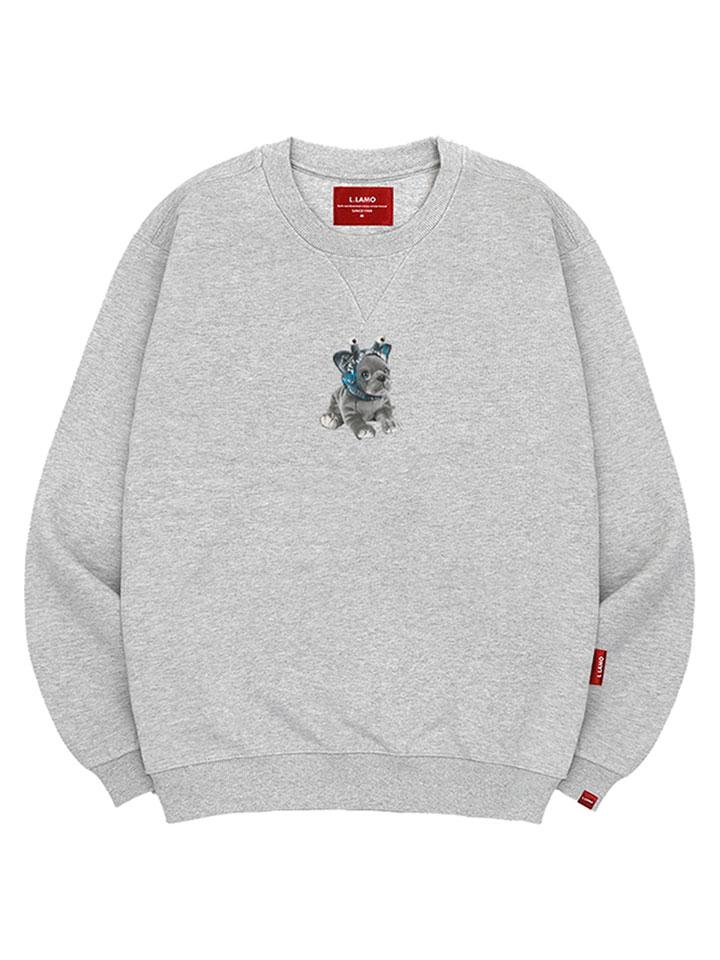 Ellamo Alien Puppy Sweatshirt Unisex Big Size S~4Xl (A Type)