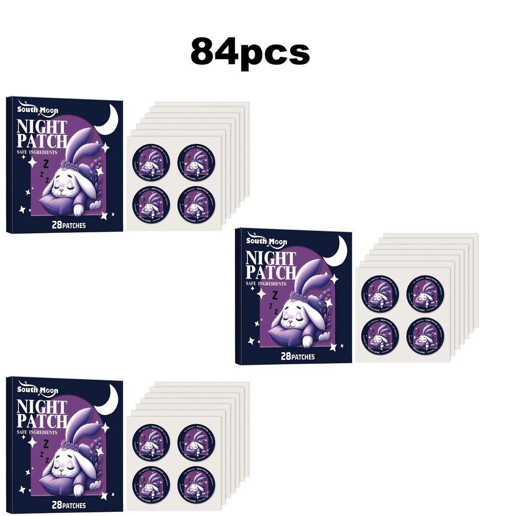 84/28 ks Náplast na spaní pro noční spánek Bylinná vůně Spánkový komfort obsahuje bezpečné bylinné složky pro všechny věkové kategorie Dárek k narozeninám Nový rok Cestovní přenosná