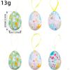 6 Pieces Easter Egg Hanging Ornaments Tree Decor Basket Fillers Ornament