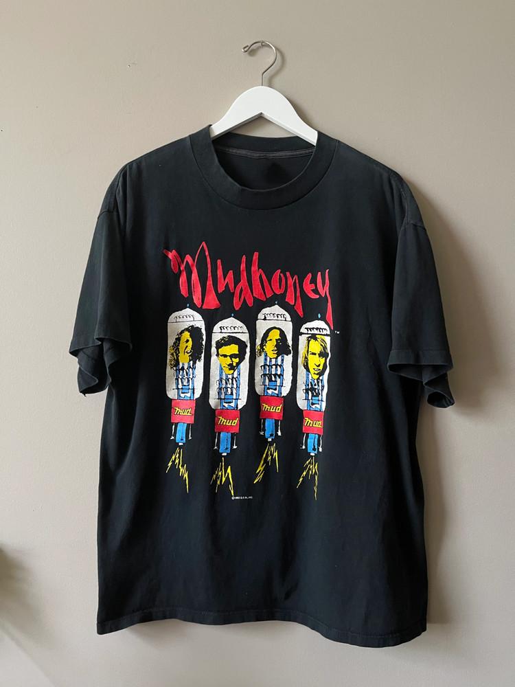 

1992 MUDHONEY T-shirt Cotton Unisex Tee All Size S-4Xl UR005 Unisex T-Shirt L