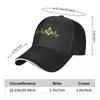 Freemason EKG Heartbeat Square Compass Masonic Baseball Cap Hip Hop Freemasonry Sandwich Hat Unisex Style Adjustable Caps Hat