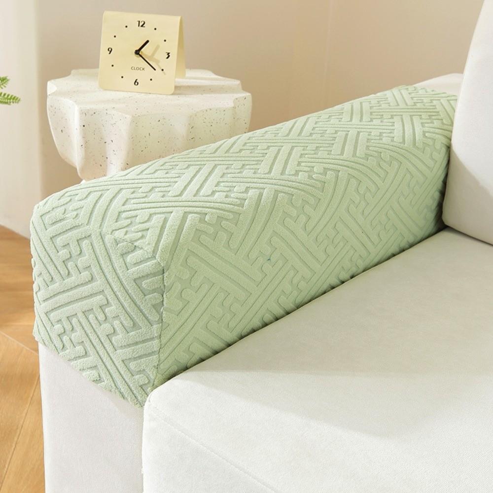 Universal Stretch Sofa Armrest Cover Anti Slip Elastic Sofa Cover Jacquard Fabric Couch Arm Protector for Home Furniture Decor