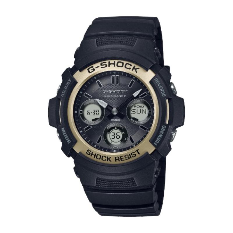 

CASIO [Часы с радиоприемником на солнечных батареях] G SHOCK Fire Package 2023 Модель AWG M100SF 1A6JR