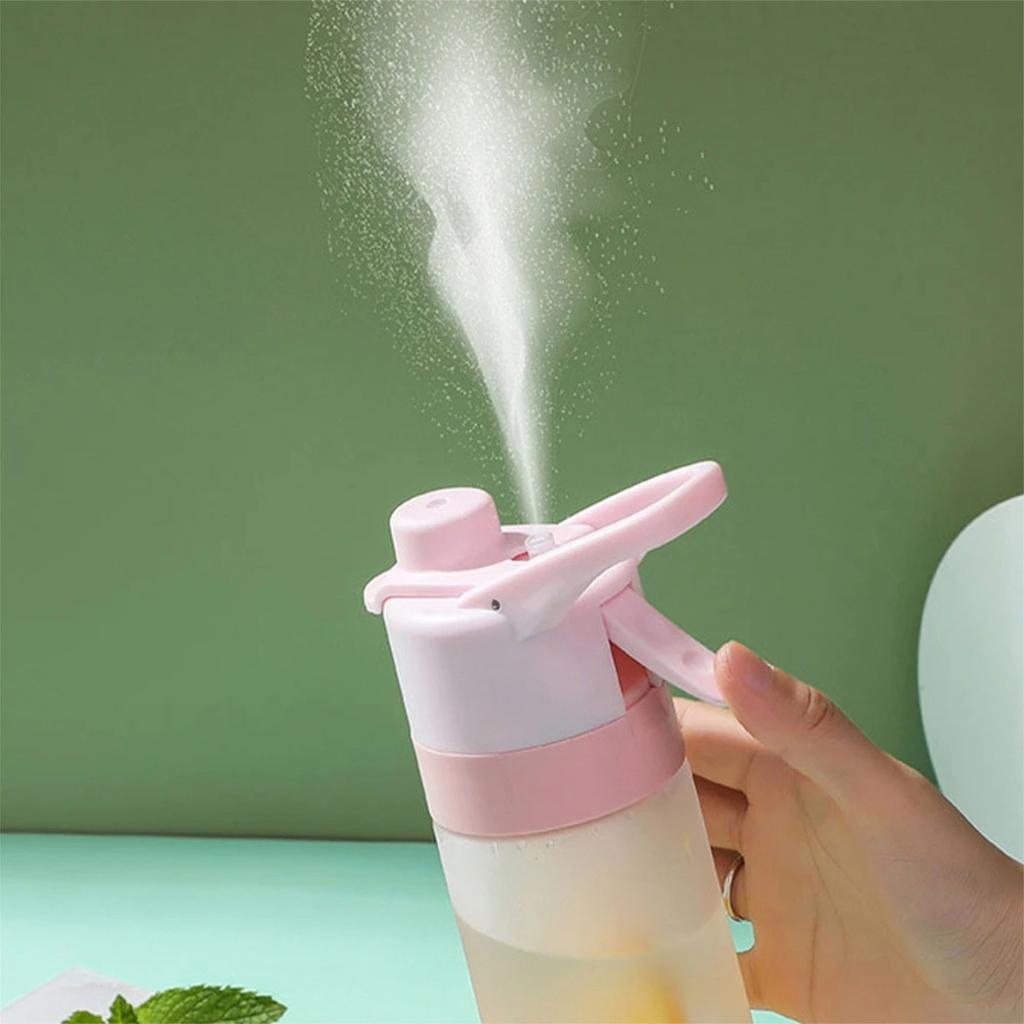 700ml Gradient Sport Water Bottle Travel Outdoor Fitness Water Cup Large Capacity Spray Bottle Drinkware