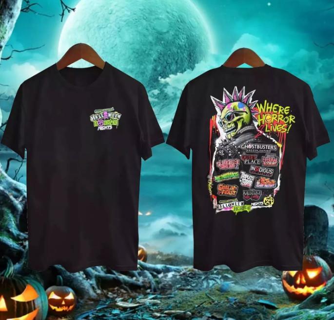 Halloween Horror Nights 2026 House Lineup Universal Studios T-Shirt Gift S-3XL S