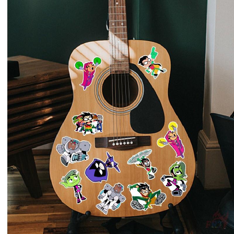 50Pcs/Set Teen Titans Go Stickers DIY Fashion Waterproof Doodle Decals Stickers