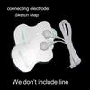 10pcs/lot Acupuncture Electrode Pads Digital Therapy White Silicone Slimming Massager Tens Patches