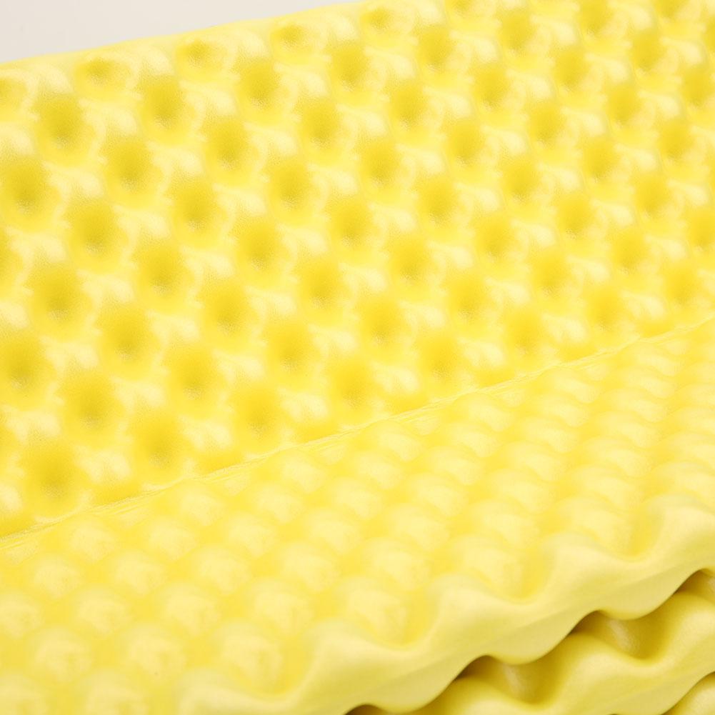 Outdoor Foldable Moisture Proof Foam Pads Mat for Camping Picnic Sleeping Mattress Cushion(yellow )