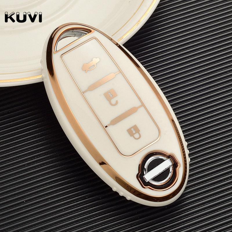 TPU Autoschlüsselhülle Abdeckung Schale Fob für Nissan Qashqai Juke J10 J11 X-Trail T32 T31 Kicks Tiida Pathfinder Note für Infiniti