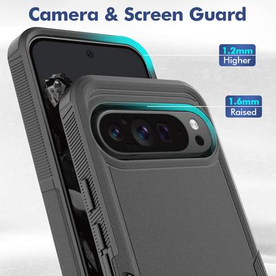 Etui na Google Pixel 9 Pro XL PC+TPU 2-w-1 Wstrząsoodporne Etui na Telefon