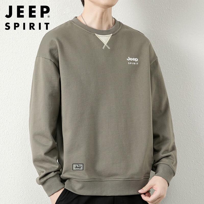 JEEP SPIRIT Men's Crewneck Autumn/Winter Sweatshirt