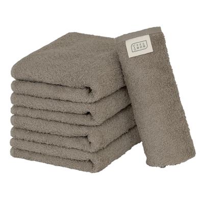 Handtuch Labor Grund Leichtigkeit #006 Gesicht Hojicha Farbe Warmgrau 5-teiliges Set Schnelltrocknend Dünn Leicht auszuwringen Hohe Saugfähigkeit Langlebigkeit 100% Baumwolle