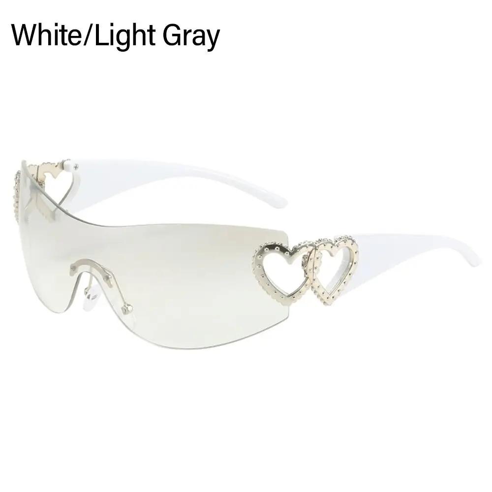 

Y2K Trendy Rimless Sunglasses for Women&Men Star Wrap Around Sun Glasses Trendy Cool UV400 Protection Shades for Outdoor Beach
