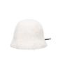Bajal Va Square Long Label Fleece Tulip Hat Cream