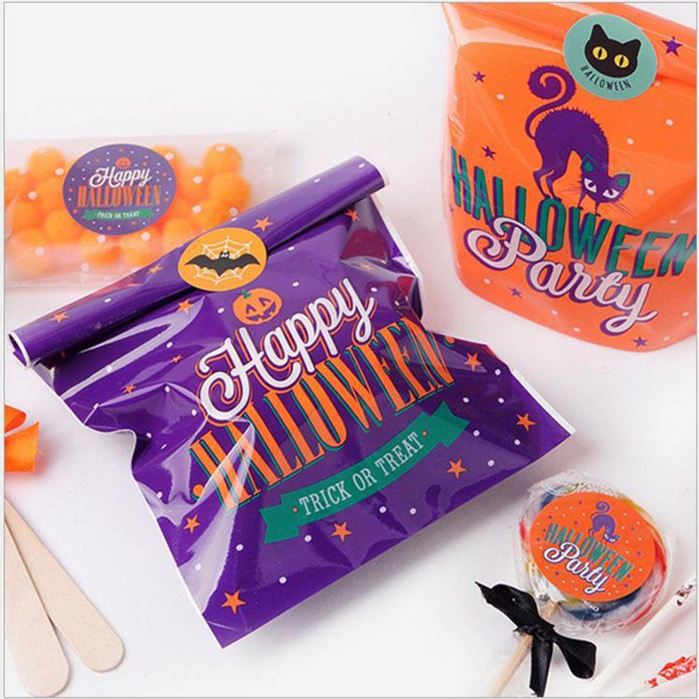 Decor For Biscuits Pumpkin Snack Candy Pouch Halloween Decoration Party Supplies Baking Gift Bags