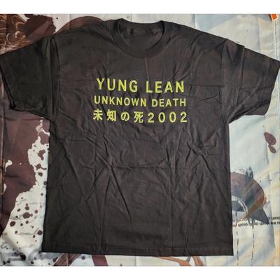 Yung Lean Unknown Death 2002 Album Tour T-Shirt Herrenmode Lässige Kurzarm-T-Shirts Unisex Hochwertiges Baumwoll-T-Shirt