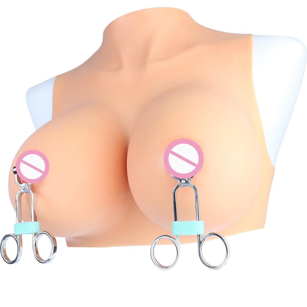 QKKQ 304 Stainless Steel Nipple Clamps Metal Pliers Shaped Breast Clips BDSM Bondage Sex Toys Nipple Clamps for Women