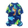 Pet Warm Thickened Flannel Four-legged Autumn and Winter Puppy Dog Cat Teddy Traction Hatless Clothing Supplies Clothing