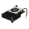 for Pi 5 Cooler Replacement Aluminium Alloy Temperature Controlled PWM Speed Control Cooling Fan for Pi 5 4GB 8GB