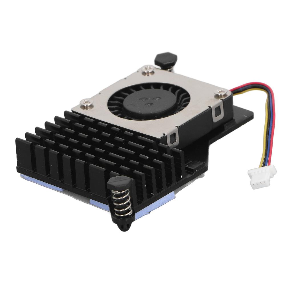 for Pi 5 Cooler Replacement Aluminium Alloy Temperature Controlled PWM Speed Control Cooling Fan for Pi 5 4GB 8GB