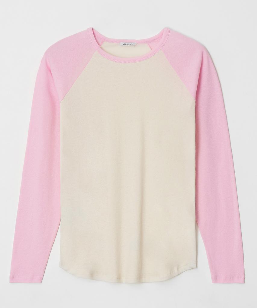 Jeonggamseutyudio Eco Color Block Reglan Long Sleeve_2 Color