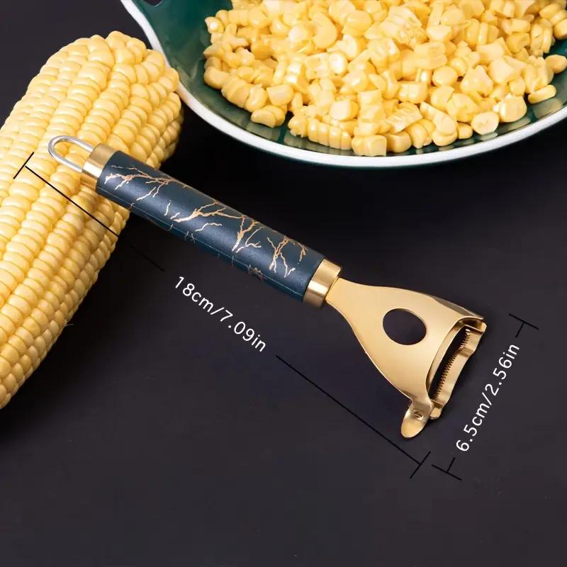 Stainless Steel Corn Stripper - Reusable Cob Peeler & Thresher, Multifunctional Kitchen Gadget for Easy Prep