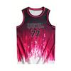 Mens 77 Number Basketball Tank Top Unique Graphic Sleeveless O Neck Vest Breathable Quick Dry Sport Jersey For Man Clothes