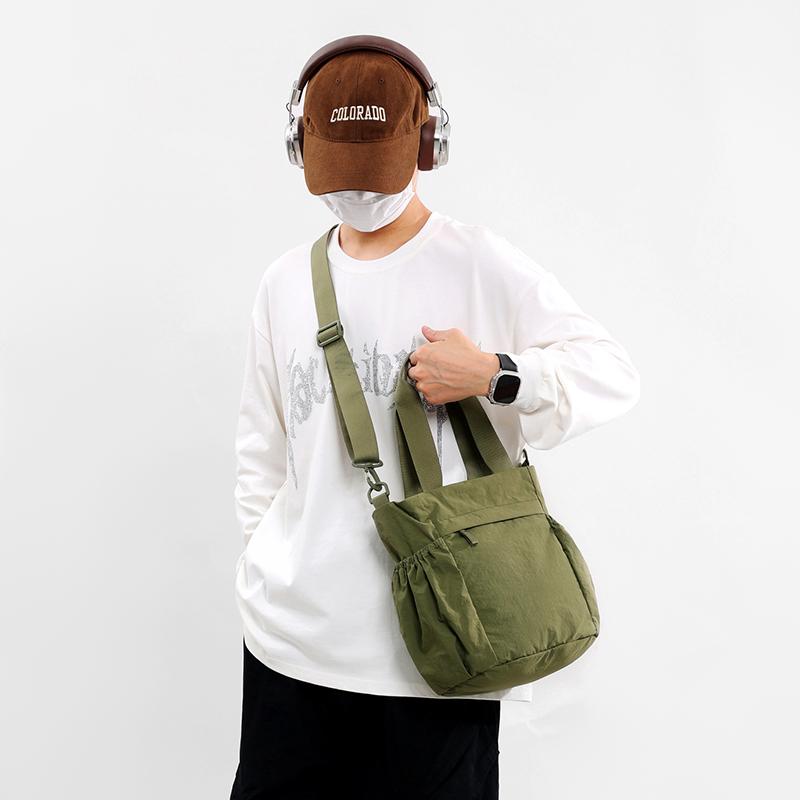 Torba Crossbody dla Dojeżdżających Wodoodporna Torba na Ramię Unisex Jednokolorowa Torba Tote