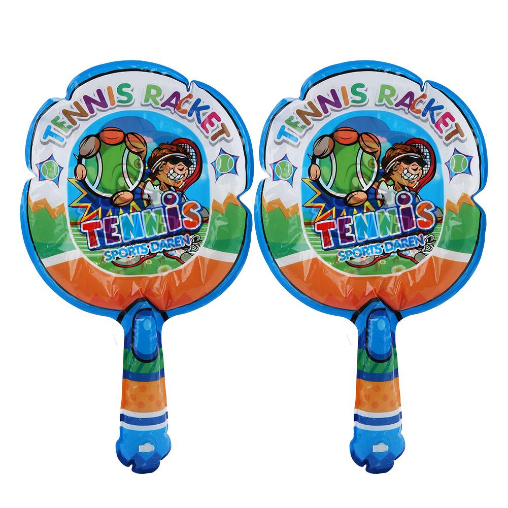 

2 шт. Легкие надувные детские бадминтонные ракетки Спортивная игрушка 1 шт. Надувной мяч
