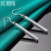 925 Sterling Silver Piercing Earrings Fashionable Wedding Jewelry