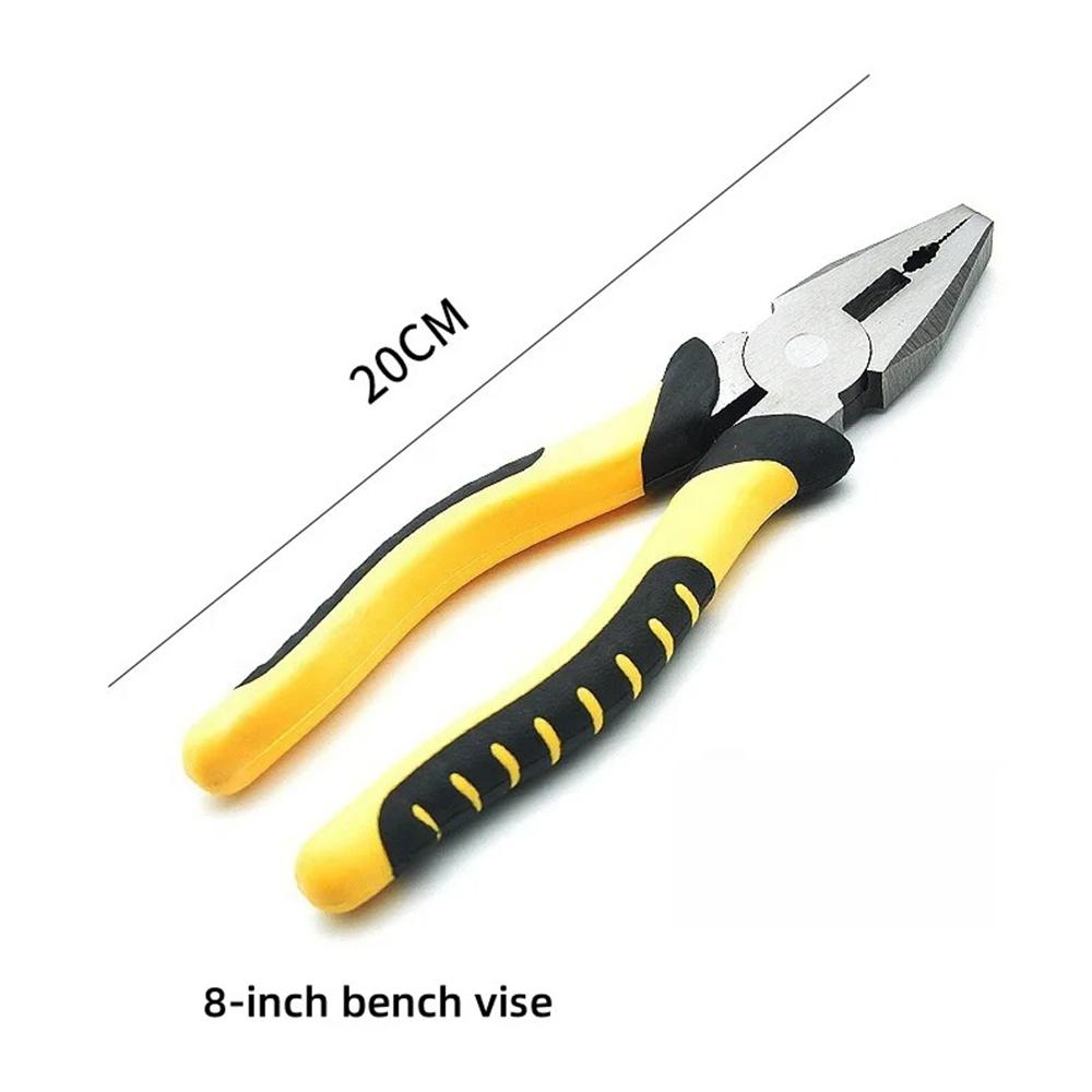 

Многофункциональные плоскогубцы для оборудования 8-дюймовые универсальные кусачки для проводов, диагональные плоскогубцы, обжимные клещи, острогубцы Ручной инструмент электрика 8 inch wire clamp