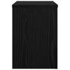 Plant Stand 2 pcs Black Oak Look 25 x 25 x 35 cm
