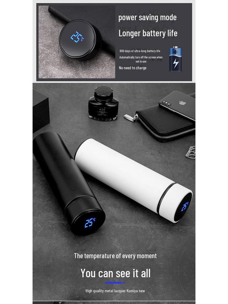 Smart LED Touch Thermos Cup with Temperature Display