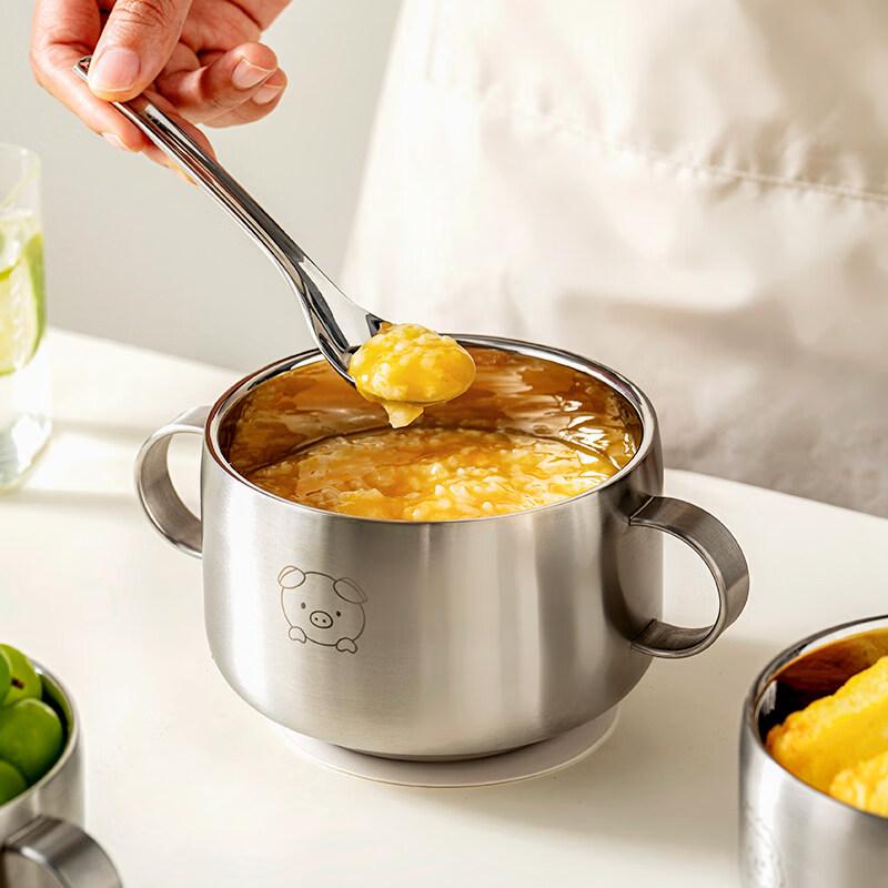 316 Stainless Steel Piggy Suction Bowl Set