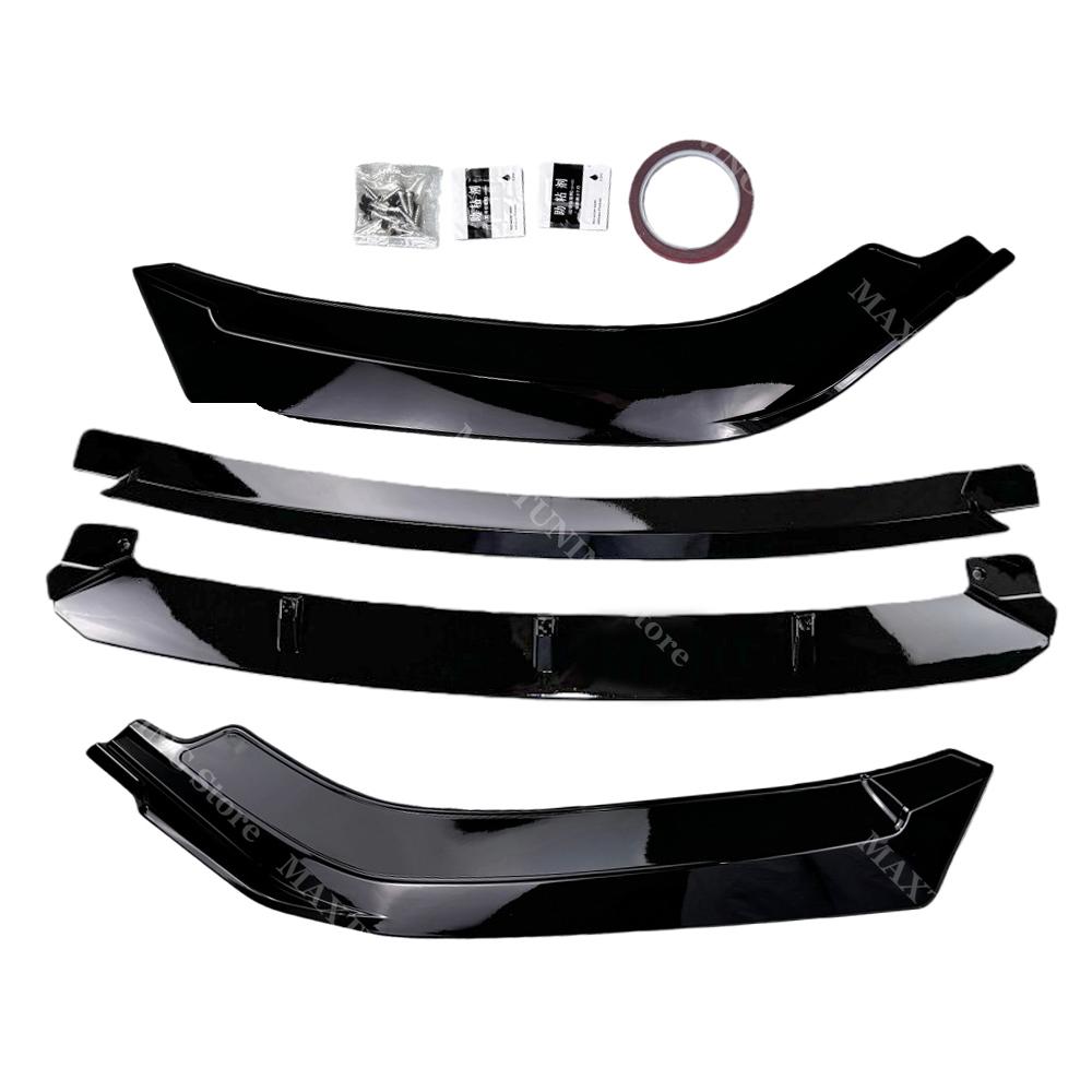Front Bumper Lip Diffuser For SEAT Cupra Leon VZ TSI Sportstourer VZ 2021-2025 Spoiler Splitter Deflector Body Guard Decorate