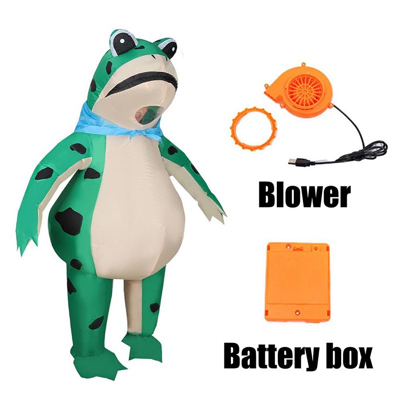 Funny Frog Costume Party Costume Cartoon Character Cosplay Costume Inflatable Costume Frog Suit