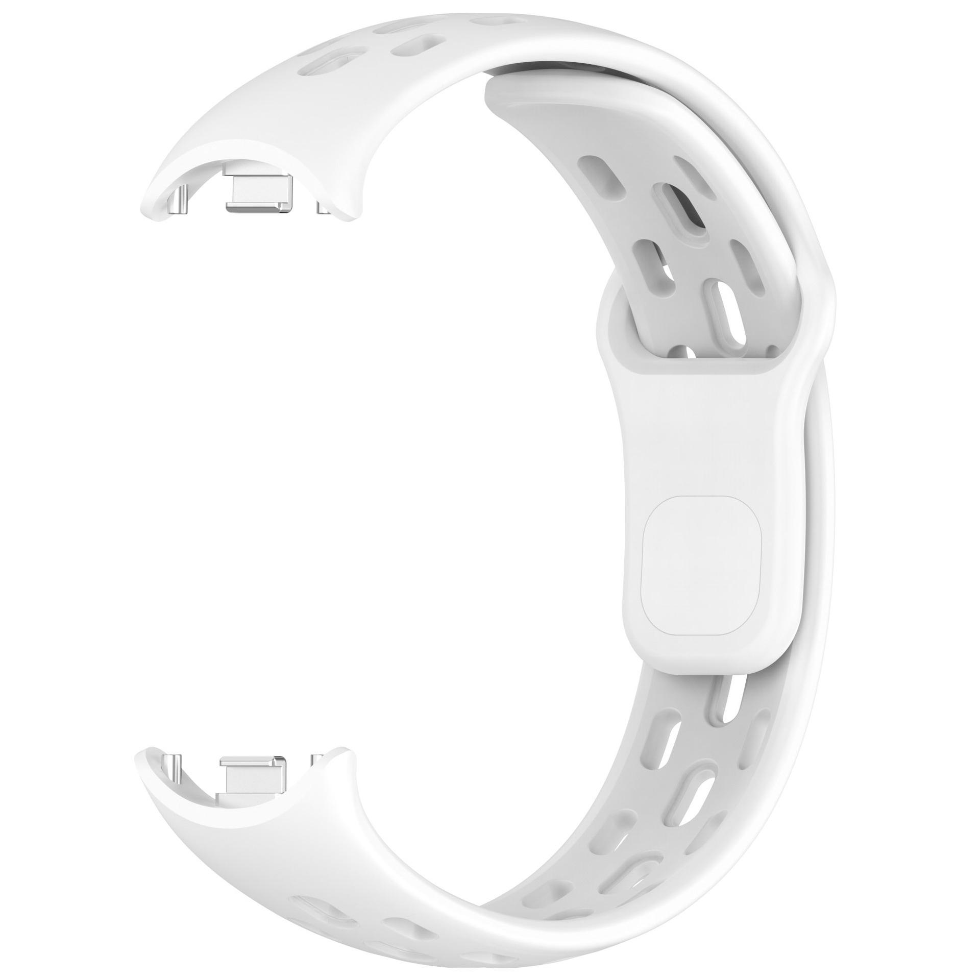 

Silicone Strap for Xiaomi Mi Band 10 9 8 Sport Rubber Bracelet watchband pulseira Correa Xiaomi Smart Band 8 9 10 Accessories for miband 10 білий