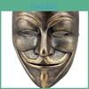V For Vendetta Witte Koperen V Monster Hars Masker Halloween Feest Maskerade Kostuum Accessoire voor Cosplay