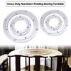4in-10in Aluminium Alloy Rotating Bearing Plate Turntable Round Dining Table Round Rotating Bearing Plate Ball Bearing Plates