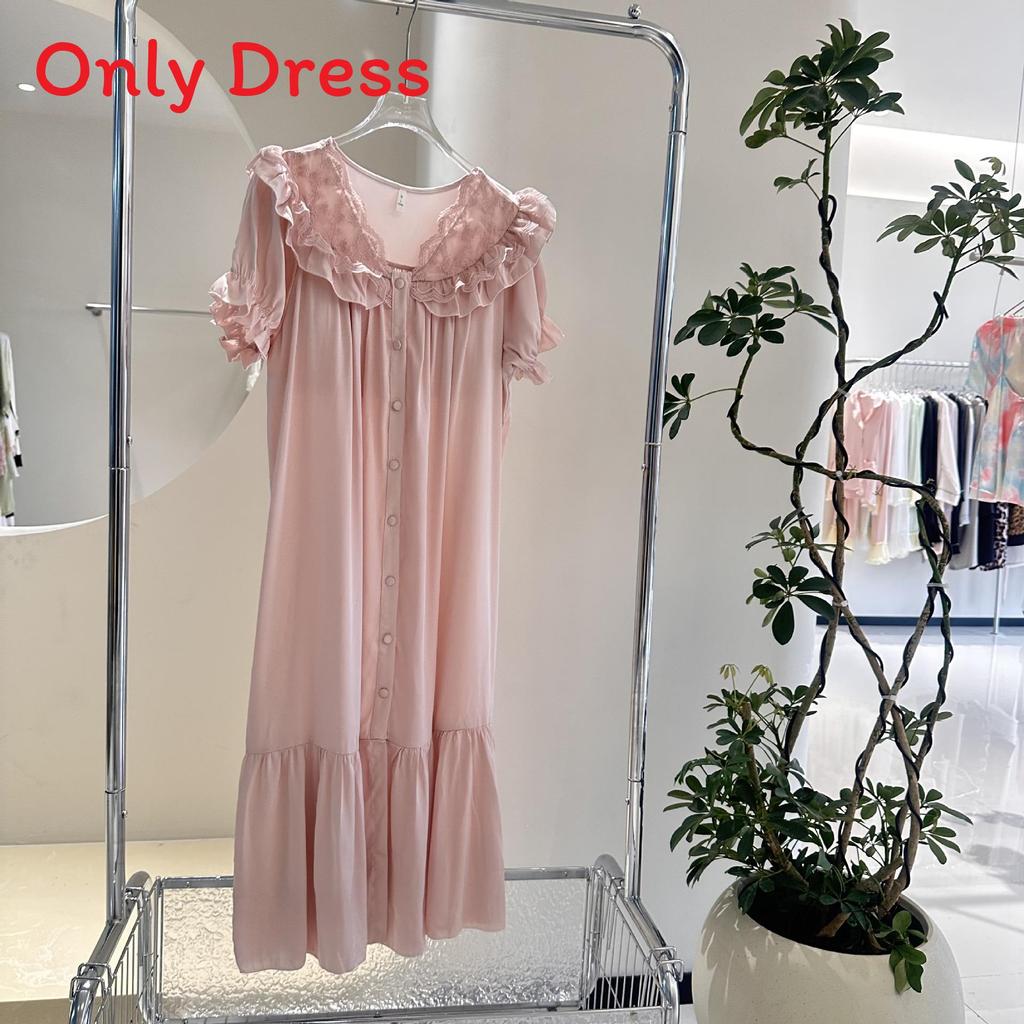 Ice Silk Sleep Dress For Women With Breathable Fabric For Home Comforts