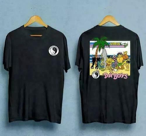 Brand New 80s TC TownCountry Surf Designs with Hawaiian Skateboarding Style 1986 Vintage StyleTshirt