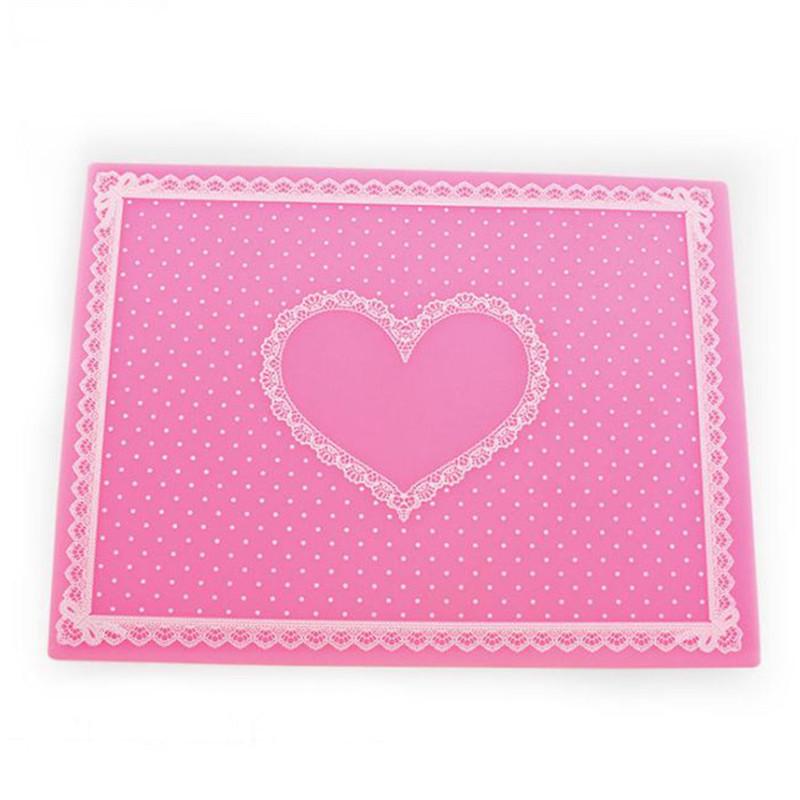 Manicure Practice Silicone Pillow Hand Holder Cushion Lace Table Washable Foldable Mat Pad