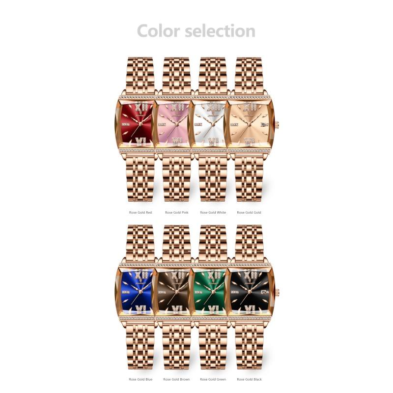 POEDAGAR Fashion Original Woman Clock Waterproof Date Elegant Ladies Watch Stainless Steel Casual Quartz Watches Reloj