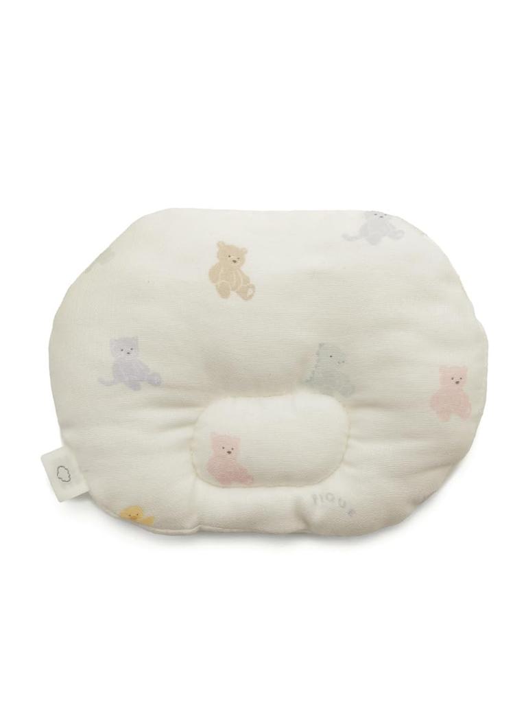 Plush Gauze Pillow PSGG252839OWHTF [Sleep][Baby]