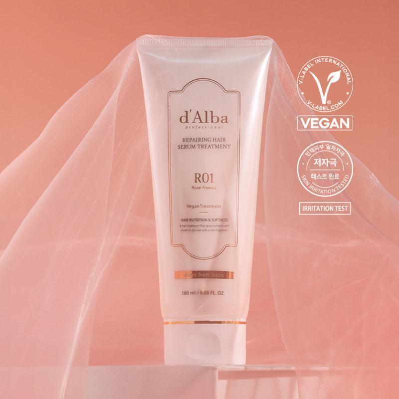 d'Alba Professional Reparing Hair Serum Treatment R01 Rose Freesia 180ml