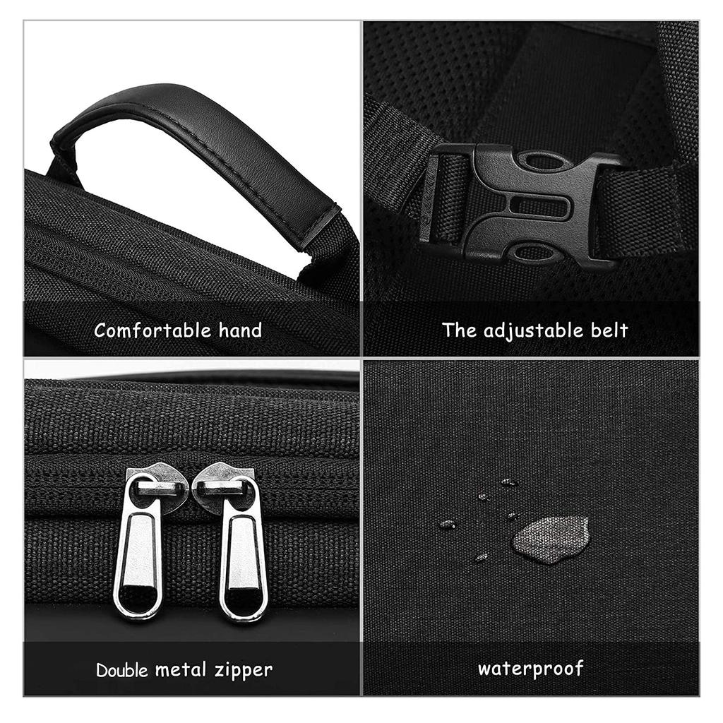 MOSISO Camera Backpack for Compatible with Protective Waterproof Camera Bag with Front Hard Tripod Rain and Laptop Compartment 17.3-inch