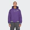 Nike NBA Letter Logo Print Single-Breasted Hooded Cotton Jacket Men Outerwear Ink-Purple DR2439-535